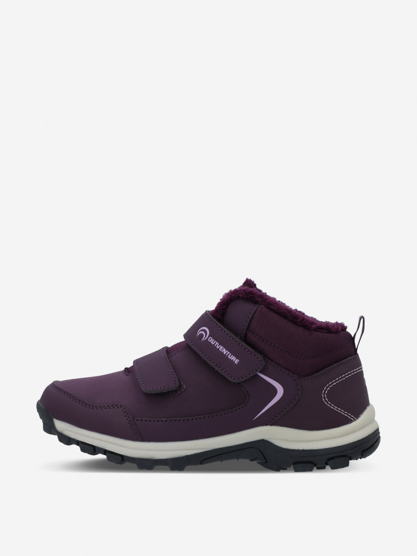 фото Ботинки утепленные для девочек outventure track fur 2 g, фиолетовый