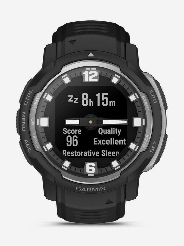 Спортивные наручные часы Garmin Instinct Crossover Standard Edition Black