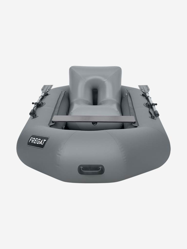 Надувное кресло в лодку ПВХ серое