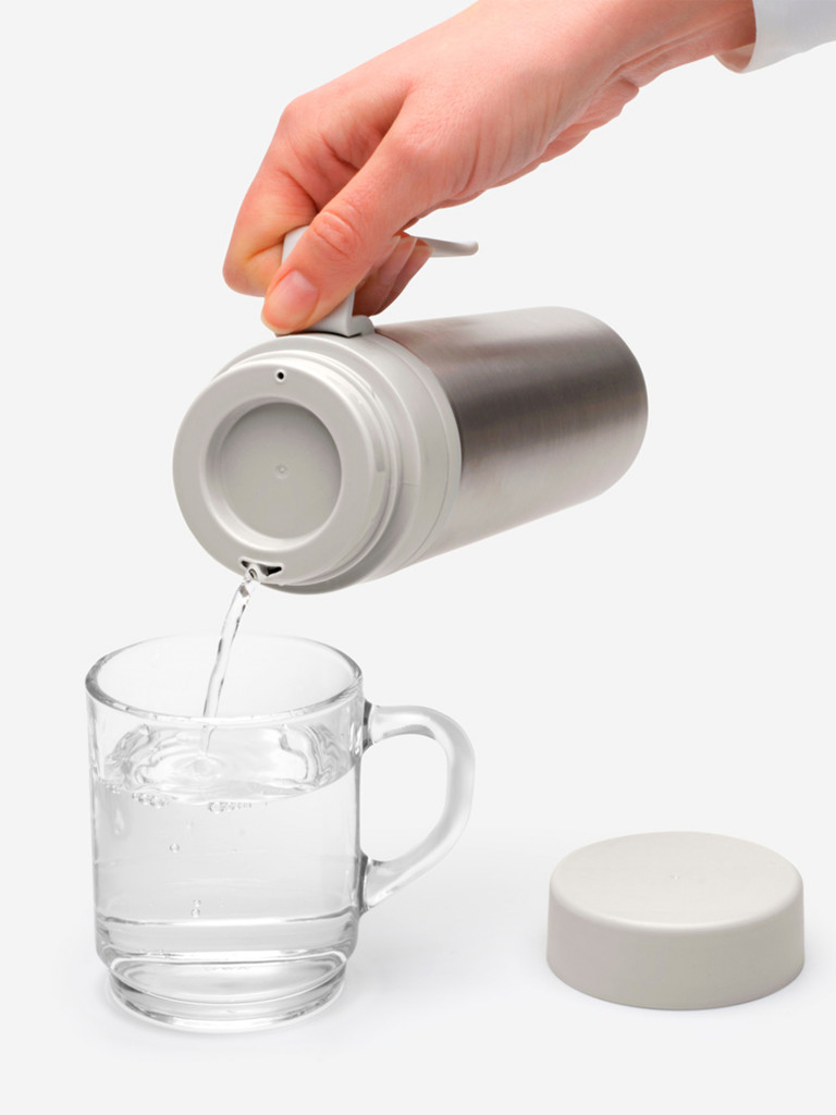 Термобутылка Brabantia "Make&Take" 500мл светло-серый 228667