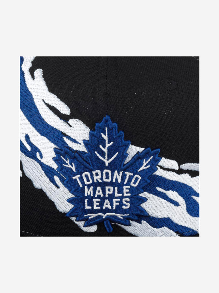Бейсболка с прямым козырьком MITCHELL NESS 6HSSSH22087-TMLBLCK Toronto Maple Leafs NHL (черный)
