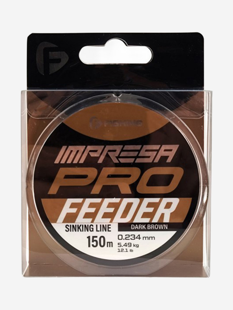 Леска Impresa Pro Feeder Dark Brown F-FISHING 150м 0,234мм 5,49кг/12,1lb