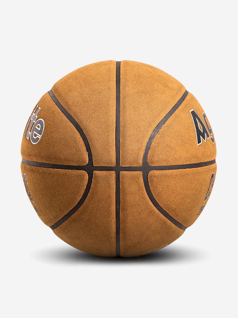 Мяч баскетбольный Agnite Imitation Leather Basketball (Chronos) №7  коричневый цвет — купить за 2790 руб. со скидкой 49 %, отзывы в  интернет-магазине Спортмастер