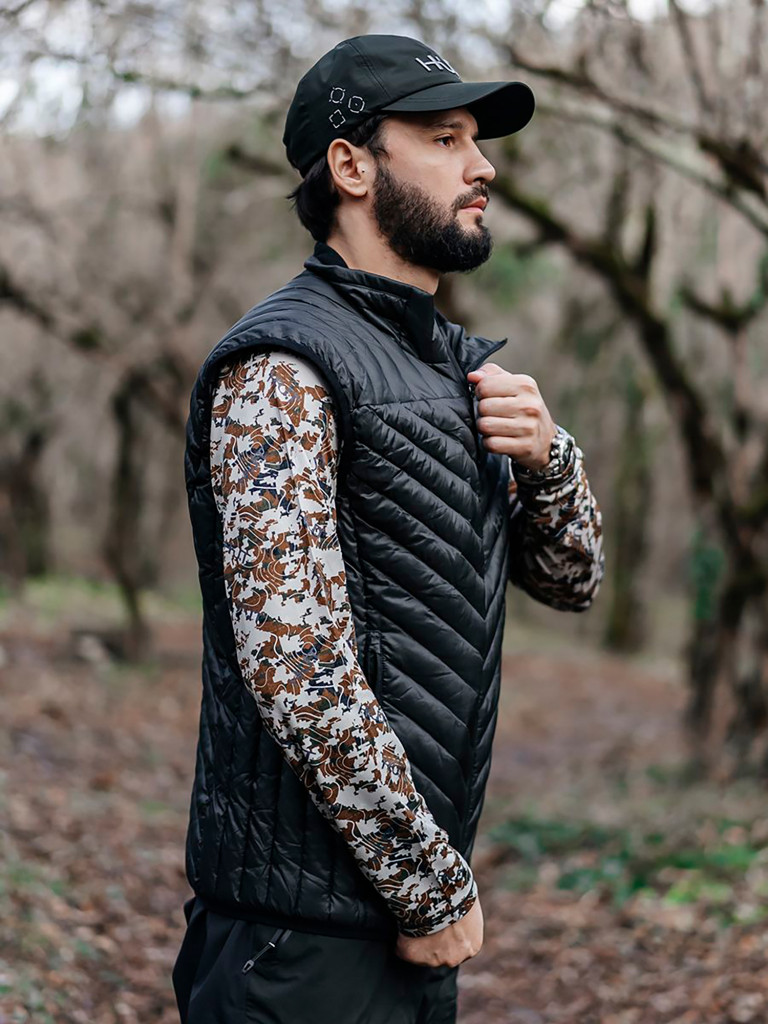 Жилет HUT TAIGA мужской утепленный черный