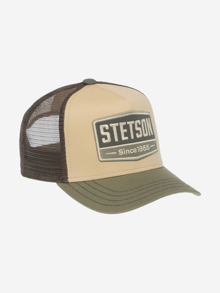 Бейсболка с сеточкой STETSON 7751107K TRUCKER CAP GASOLINE (оливковый)