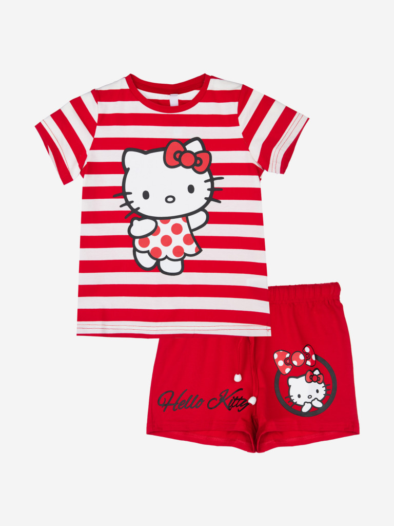 Комплект Playtoday для девочек: футболка, шорты