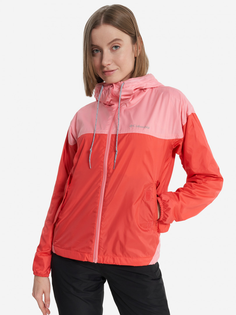 Ветровка женская Columbia Flash Challenger Lined Windbreaker 30156400299 Оранжевый, размер 44,52, 54,50,48,46, фото 2