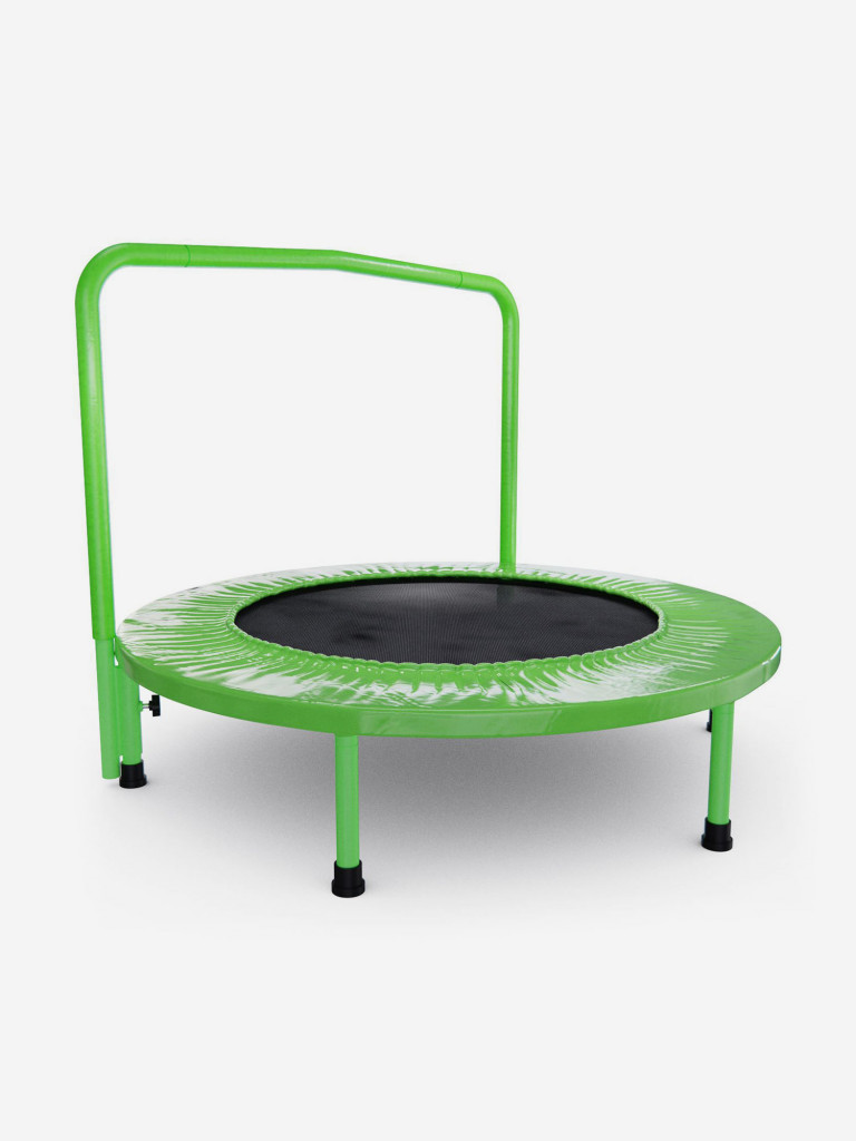 Батут с поручнем DFC JUMPFIT 36'' зеленый