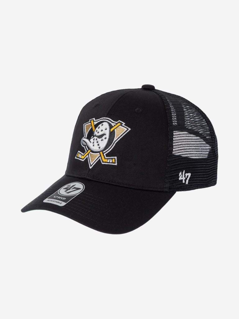 Бейсболка с сеточкой 47 BRAND H-BRANS25CTP-BK Anaheim Ducks NHL