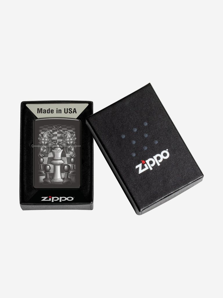 Зажигалка бензиновая ZIPPO 48762 Chess