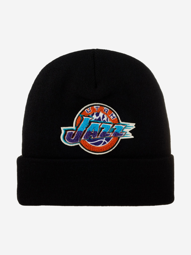 Шапка с отворотом MITCHELL NESS KTCFFH21HW008-UJABLCK Utah Jazz NBA (черный)