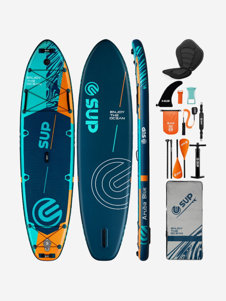 Надувная двухслойная SUP-доска E-SUP ARUBA PRO, 11'6" 350*86*15 см, сапборд