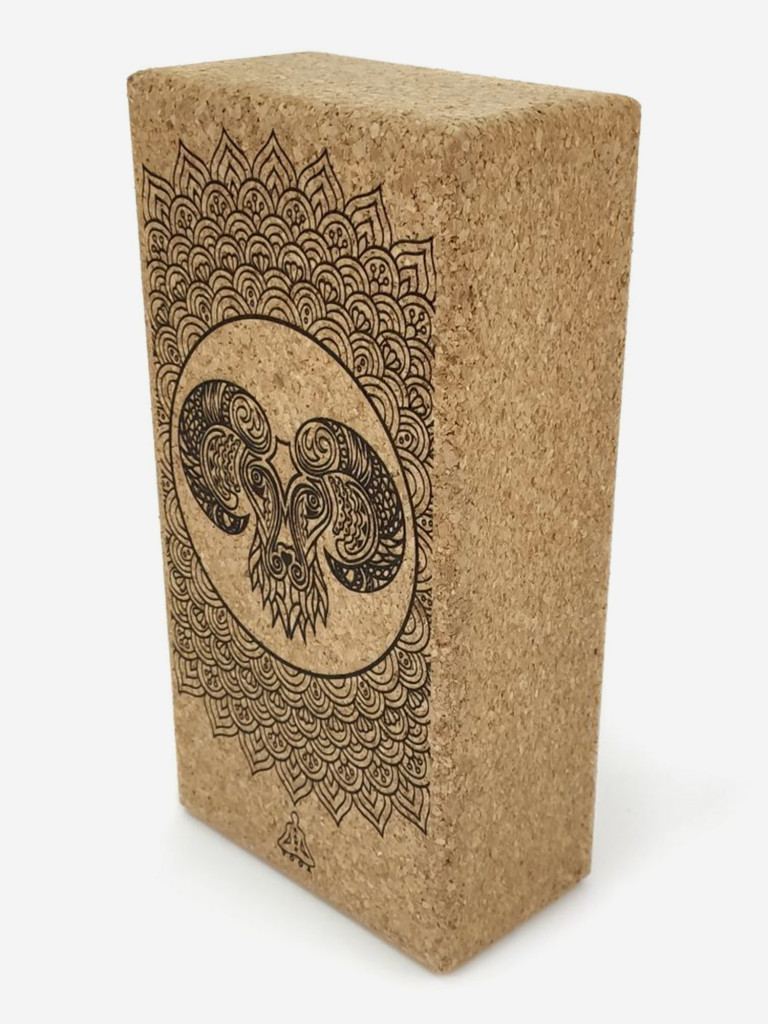 Кирпич для йоги из пробки RamaYoga Zodiac Collection Испания 0.45 Овен