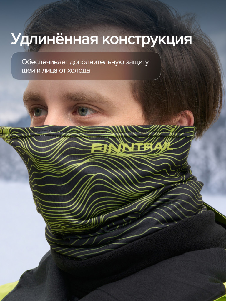 Шарф-бафф FINNTRAIL Tube Active флисовый