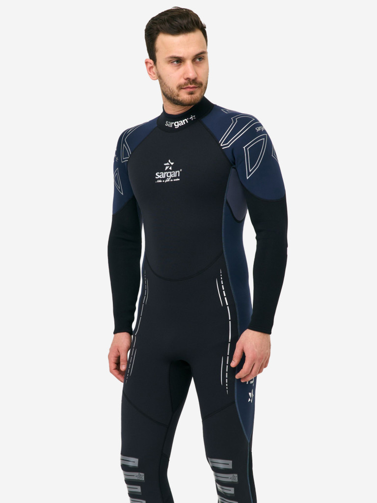 Гидрокостюм для плавания и водного спорта SARGAN NERO LONG MEN 5мм