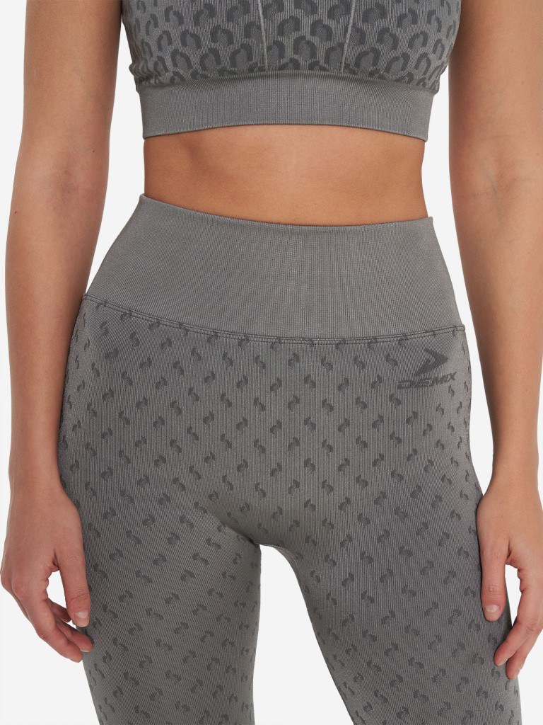 Легинсы женские Demix HighFlow Yoga Seamless Gfx