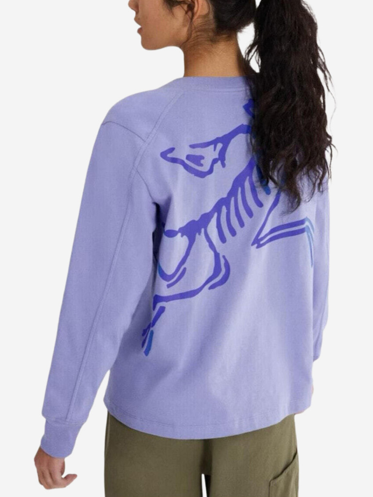 Лонгслив женский Arcteryx Kragg Cotton Bird Crew Neck