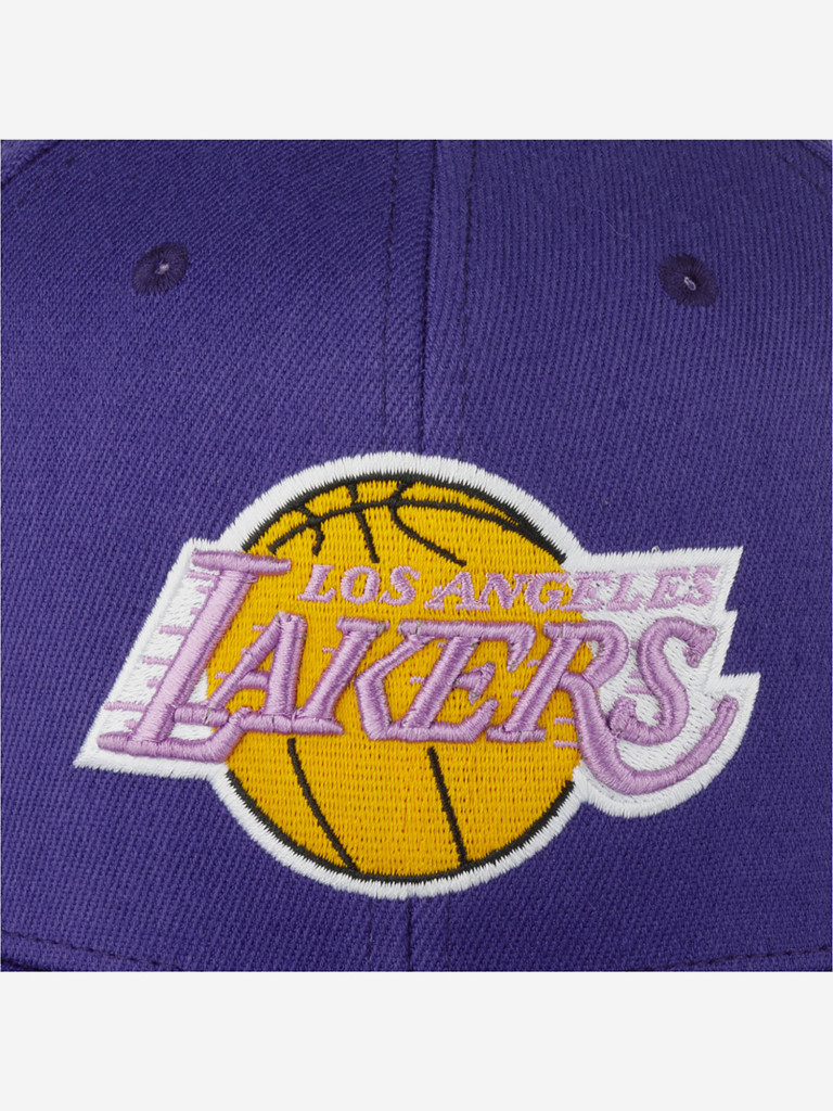 Бейсболка MITCHELL NESS HHSSINTL1266-LALPURP Los Angeles Lakers NBA (фиолетовый)