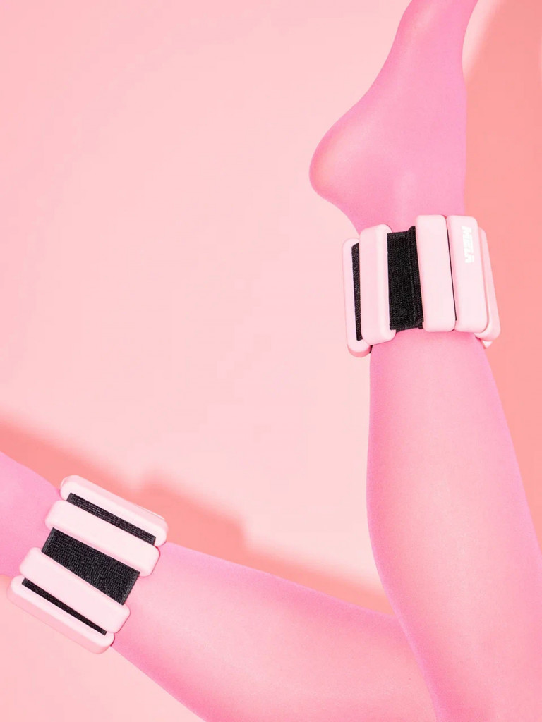 Утяжелители розовые, 1 кг, 2шт, MELA