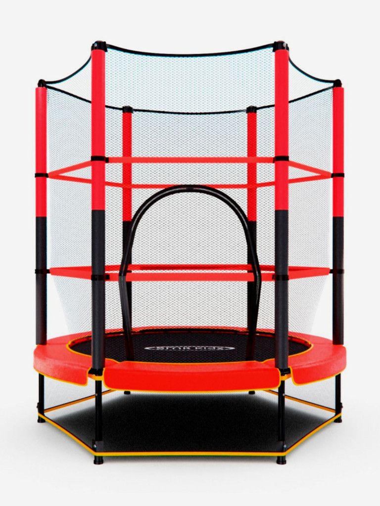 Батут детский DFC TRAMPOLINE-RED 55" с сеткой