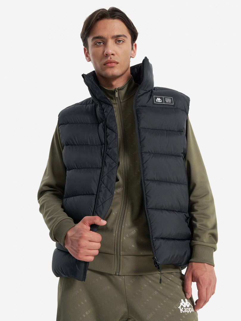 Жилет утепленный мужской Kappa, Черный