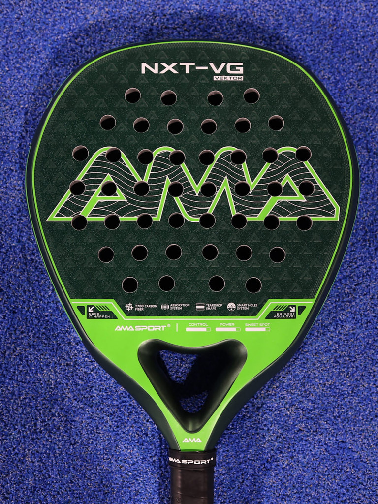 Ракетка для падел-тенниса AMA, форма - бриллиант, баланс - нейтральный