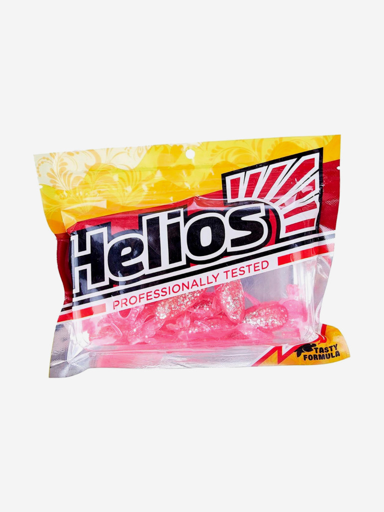 Мягкая приманка лягушка Helios Crazy Frog, 2,36" / 6,0 см, Silver Sparkles & Pink, 10 штук (HS-22-035)