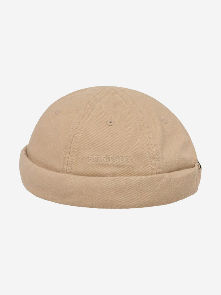 Шапка докер STETSON 8831101 DOCKER COTTON (бежевый)
