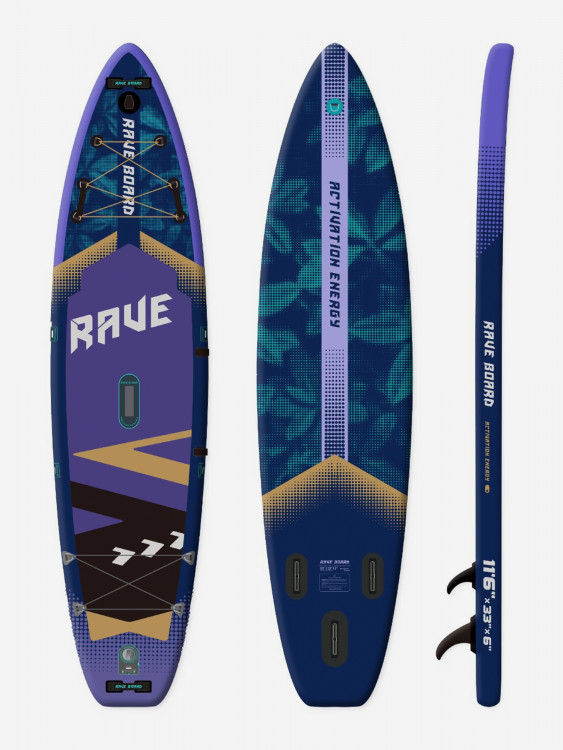 SUP-доска Rave Board 104A Pro 350*83*15,полный комплект