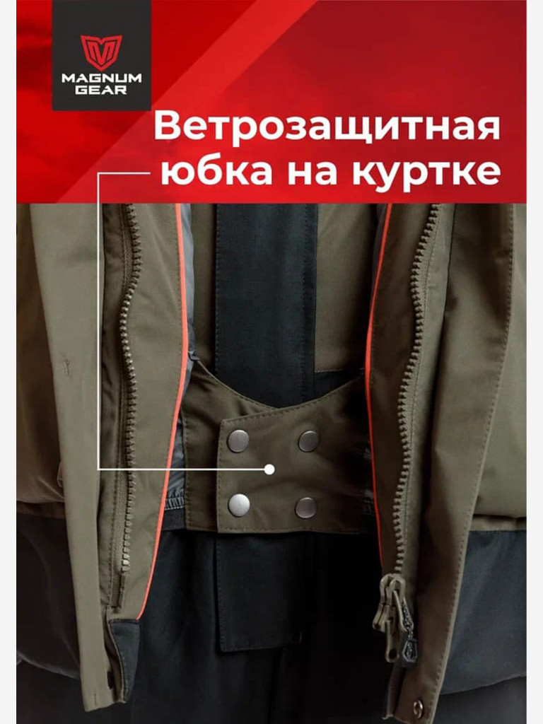 Костюм MAGNUM GEAR ICEBERG - 30° C хаки-черный