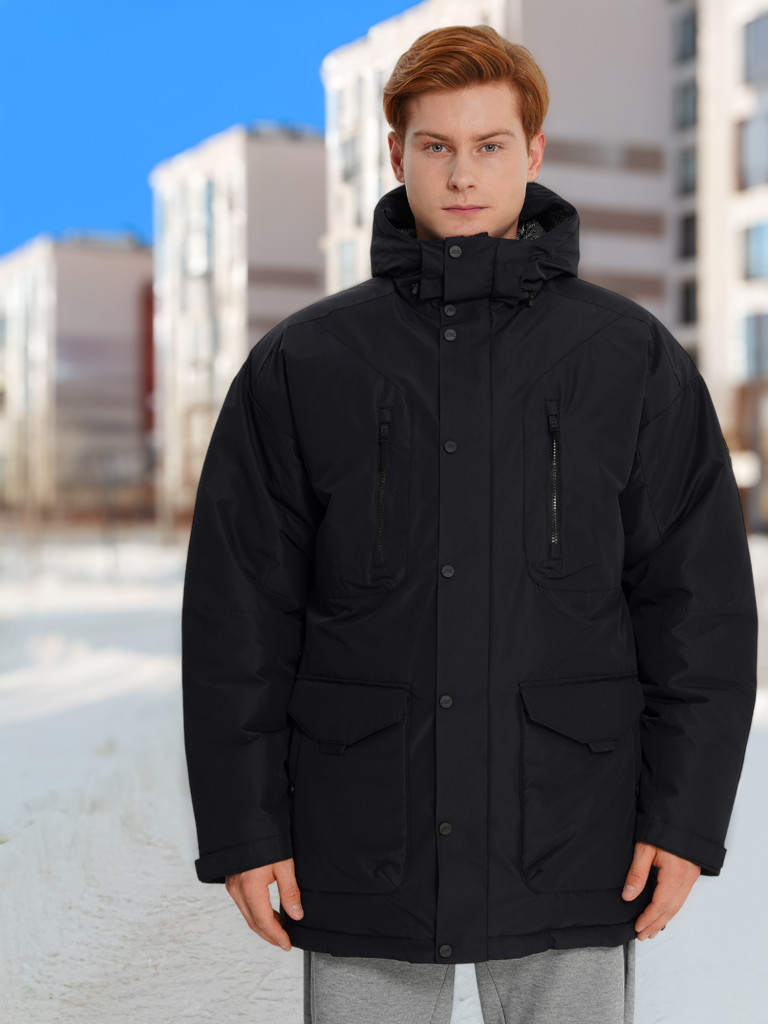 Пуховик мужской оверсайз Athlex