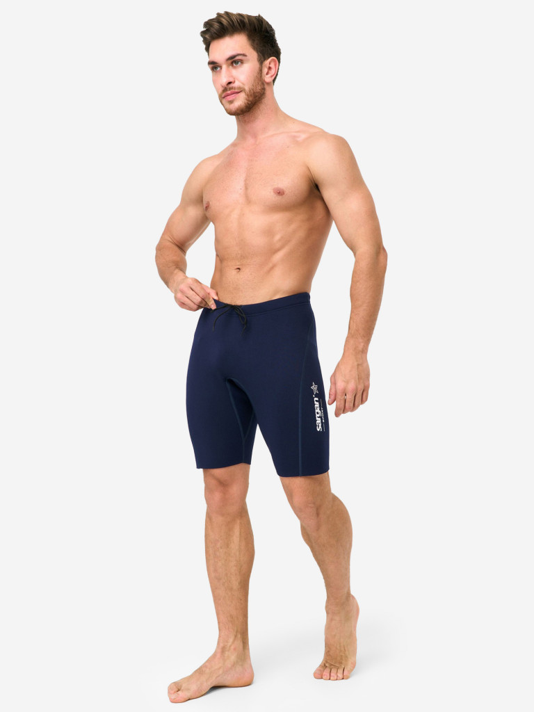 Шорты неопреновые мужские 2мм на затяжке для водного спорта SARGAN Sport