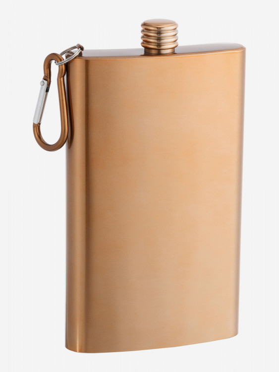 Фляжка с карабином S.Quire, 0,27 л, сталь