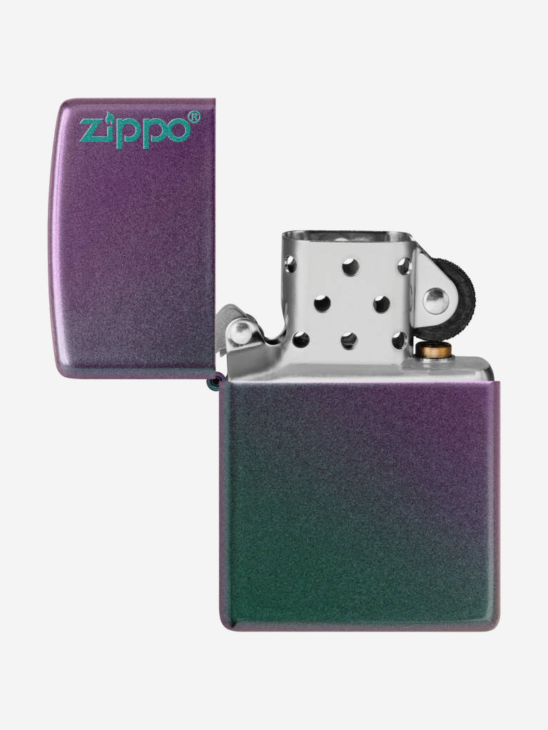 Зажигалка бензиновая ZIPPO 49146ZL Classic Logo Iridescent
