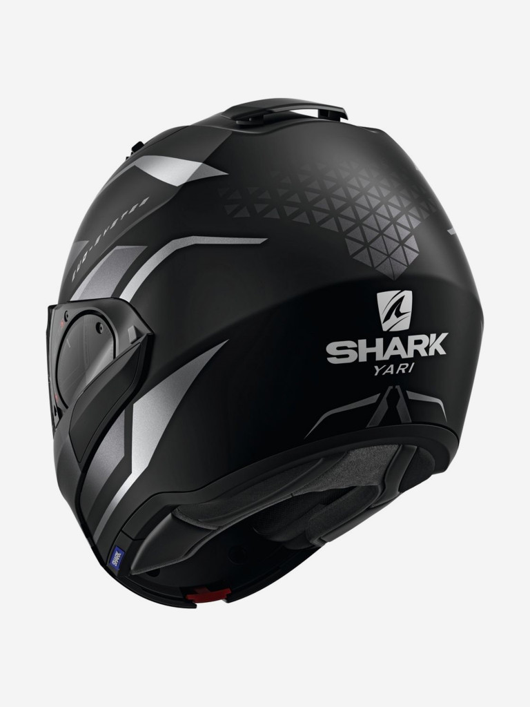 Мотошлем трансформер модуляр SHARK EVO ES YARI Mat Black/Antracite/Antracite