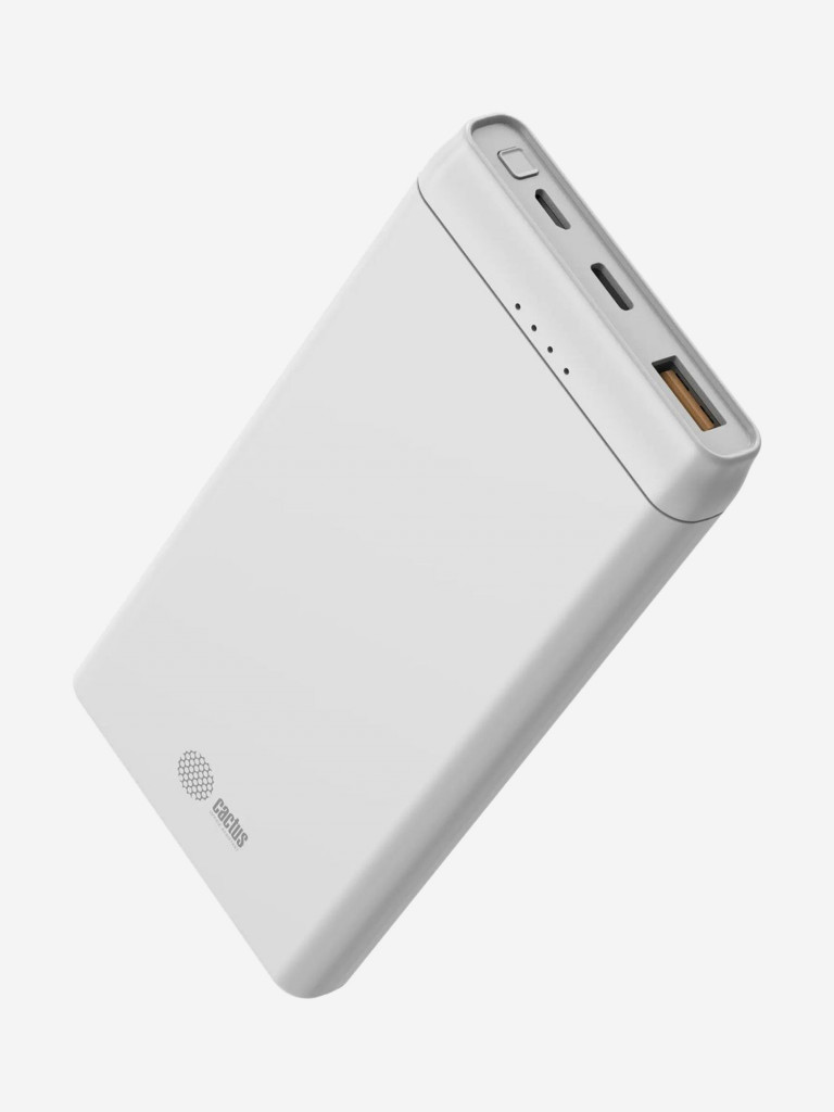 Мобильный аккумулятор CACTUS CS-PBFSMT-10000 белый