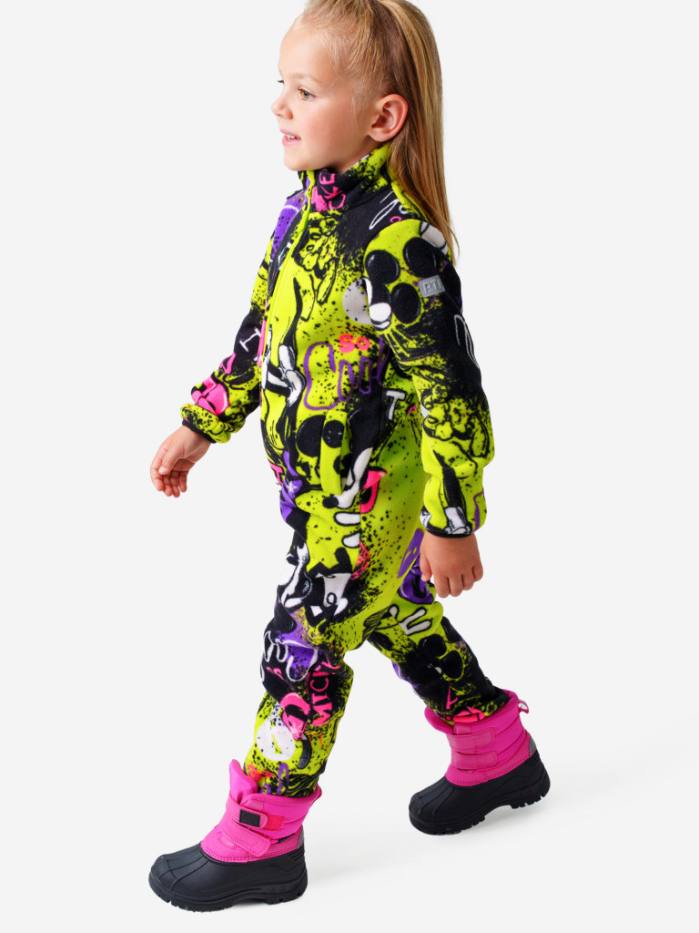 Комбинезон флисовый для девочек PlayToday