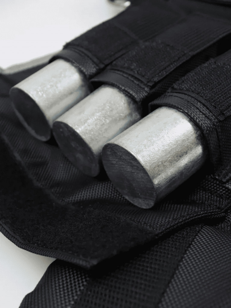 Жилет утяжелительный Sportlim RUNNER SHL-10 1-10 кг, черный (универсальный размер)