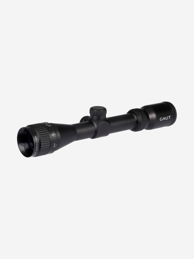 Прицел Gaut Quartz 2-7x32, AO-параллакс, сетка 3 (Mil-Dot) нить, без подсветки, 25.4мм, поправки 1/4 МОА