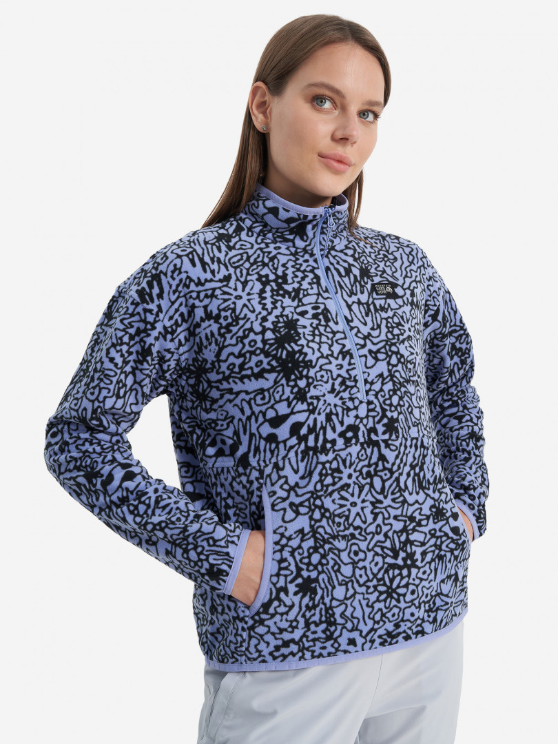 Джемпер флисовый женский Mountain Hardwear Microchill Half Zip Фиолетовый 3599₽