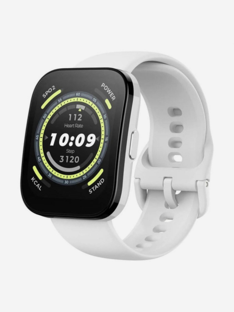 Amazfit часы Bip 5 A2215 Cream White белый цвет — купить за 7599 руб. со  скидкой 5 %, отзывы в интернет-магазине Спортмастер