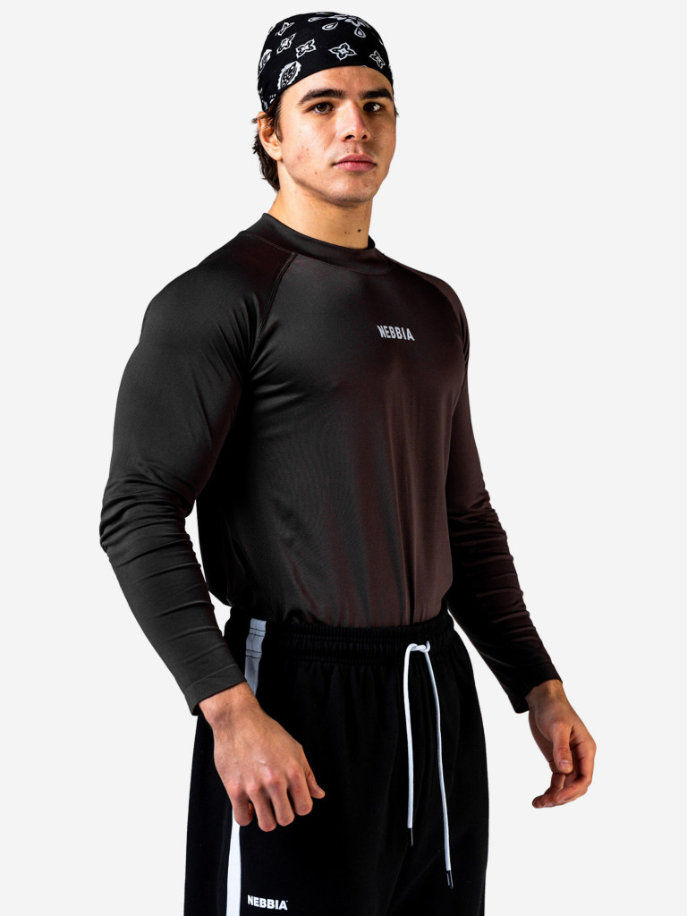 Лонгслив мужской спортивный NEBBIA Seamless Long-Sleeve Top POWER 901