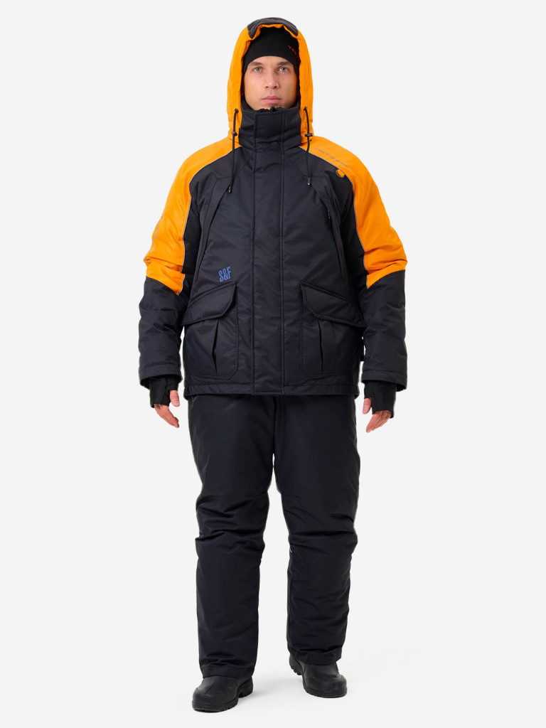 Костюм-поплавок Tritongear "Скиф" -40 Таслан, Черно-Оранжевый