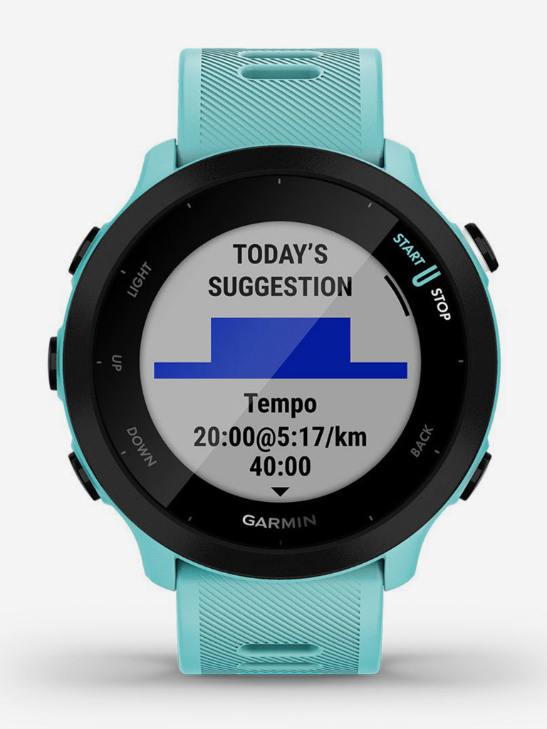 Спортивные наручные часы Garmin Forerunner 55 Aqua