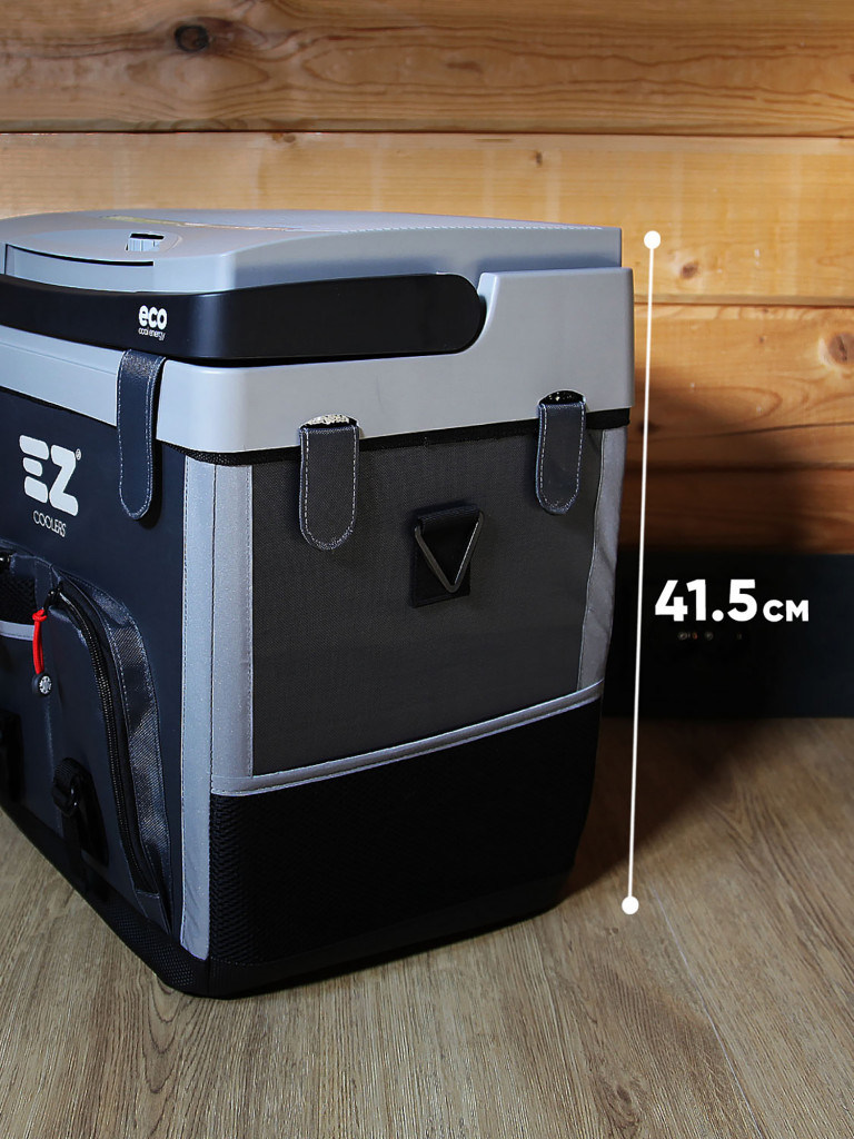 Термоэлектрический автохолодильник EZ COOLERS ESC 26М с двумя питаниями 12/220В, 24 л