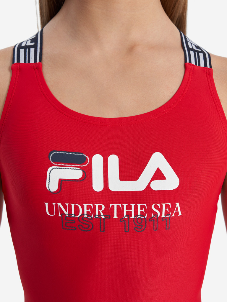 Купальник слитный для девочек FILA
