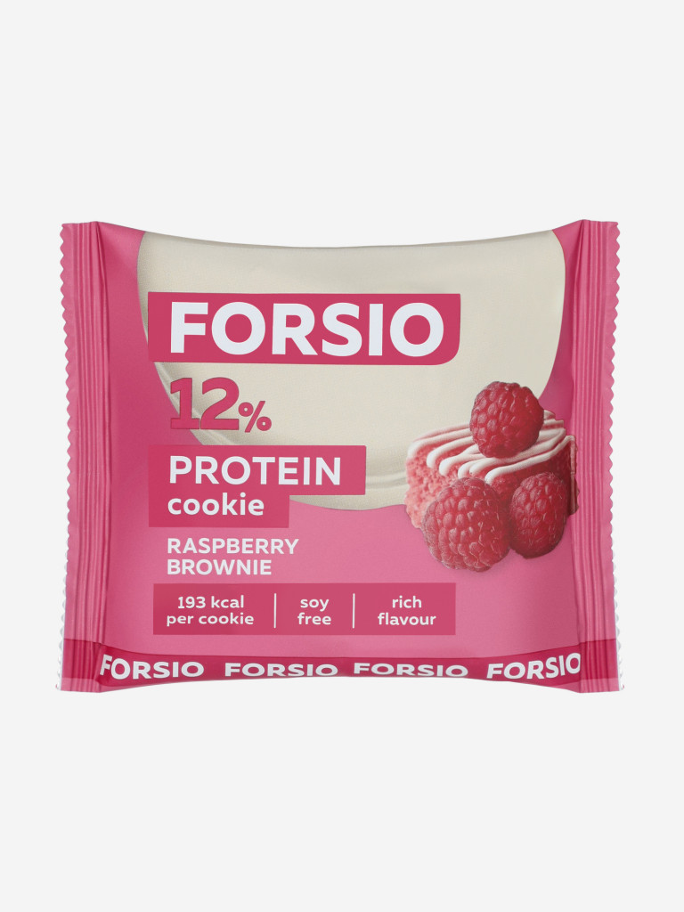 Печенье протеиновое Forsio "Малиновый брауни", 40 г
