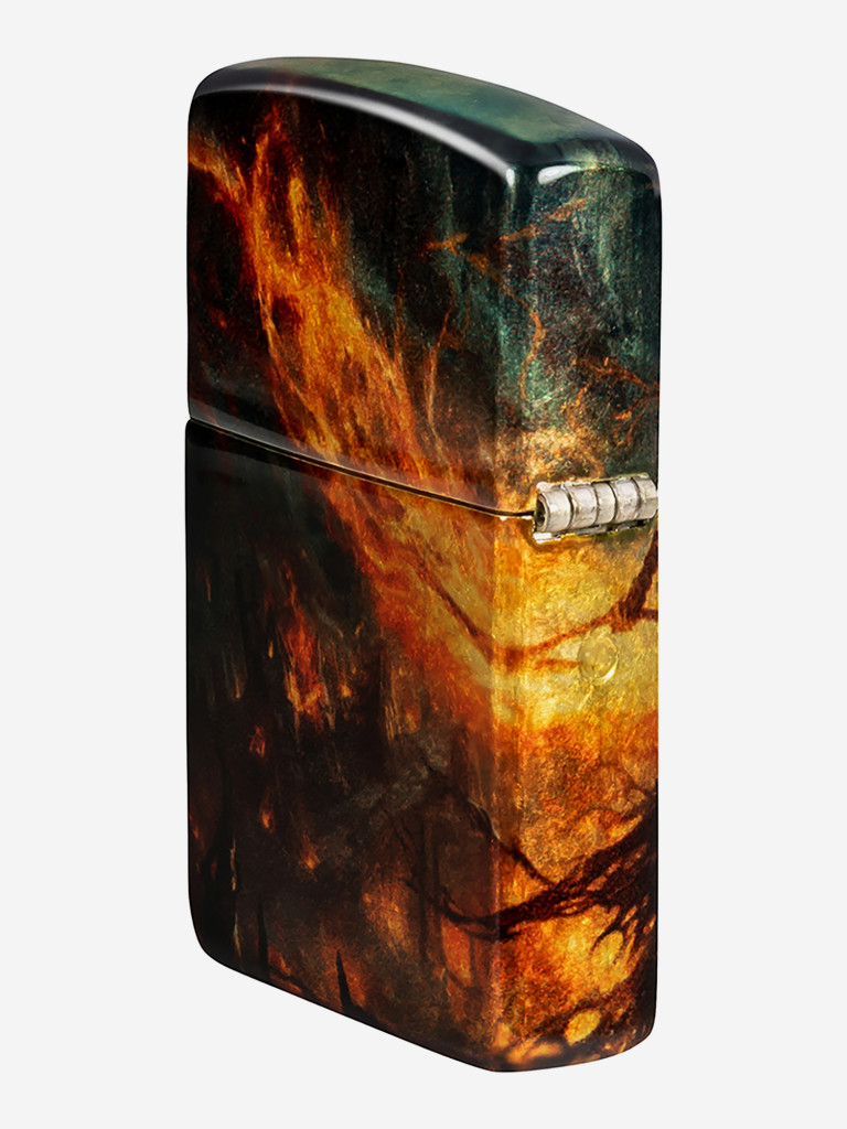 Зажигалка бензиновая ветроустойчивая Zippo Fire Mage 540 Tumbled Brass