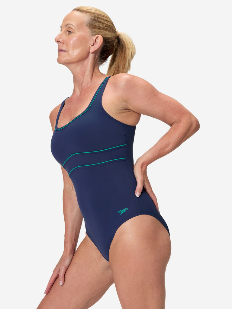 Купальник слитный женский Speedo Solid Contour Eclipse