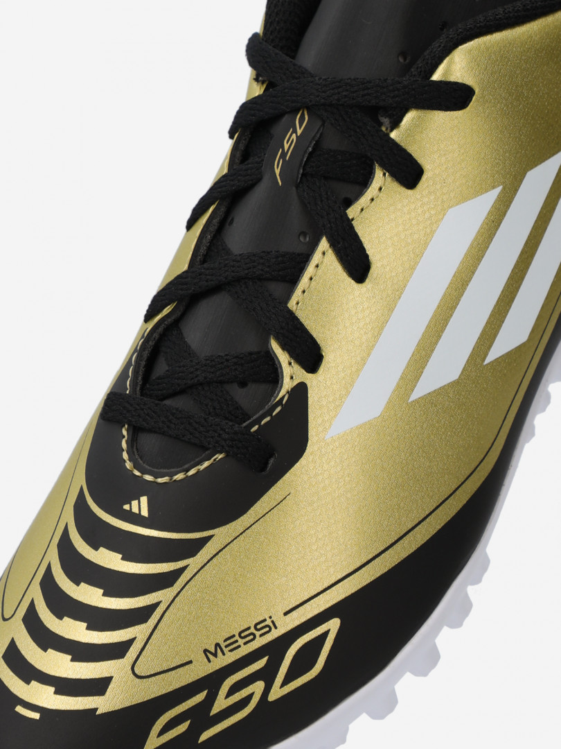 Бутсы для мальчиков adidas F50 Club TF J Messi 32134680299 Золотой, размер 32,29.5,34,35,28,33,31,36.5,37,37.5,33.5,35.5, фото 7